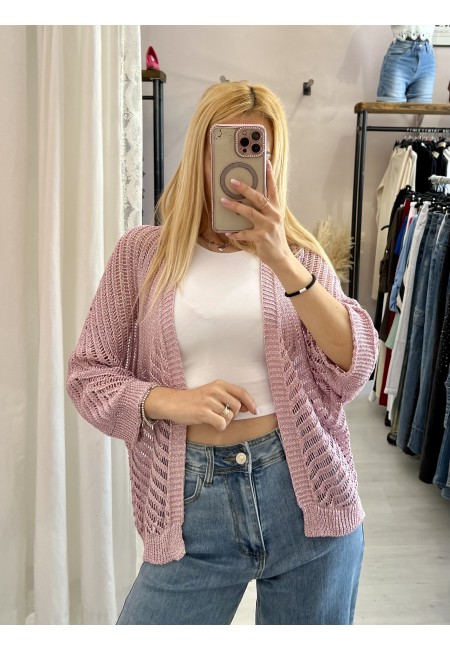 Giacchina cardigan LAURINA rosa