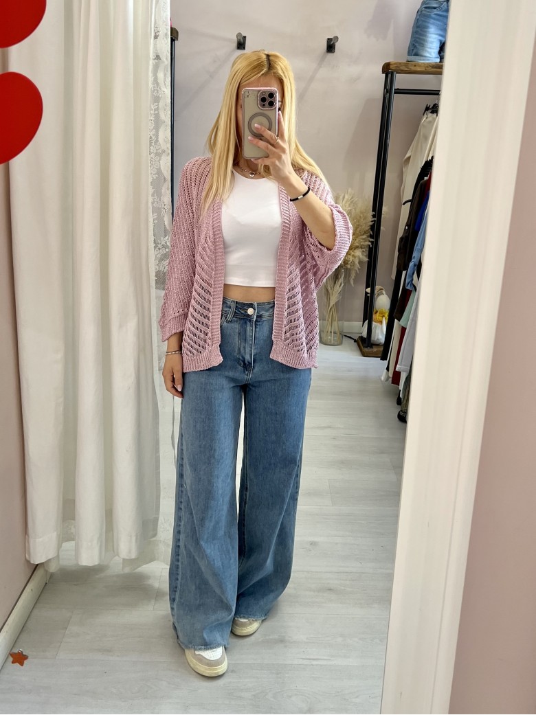 Giacchina cardigan LAURINA rosa