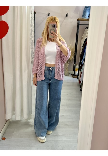 Giacchina cardigan LAURINA rosa
