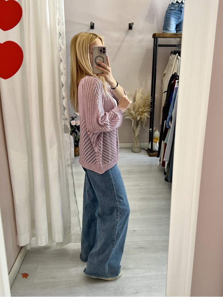 Giacchina cardigan LAURINA rosa