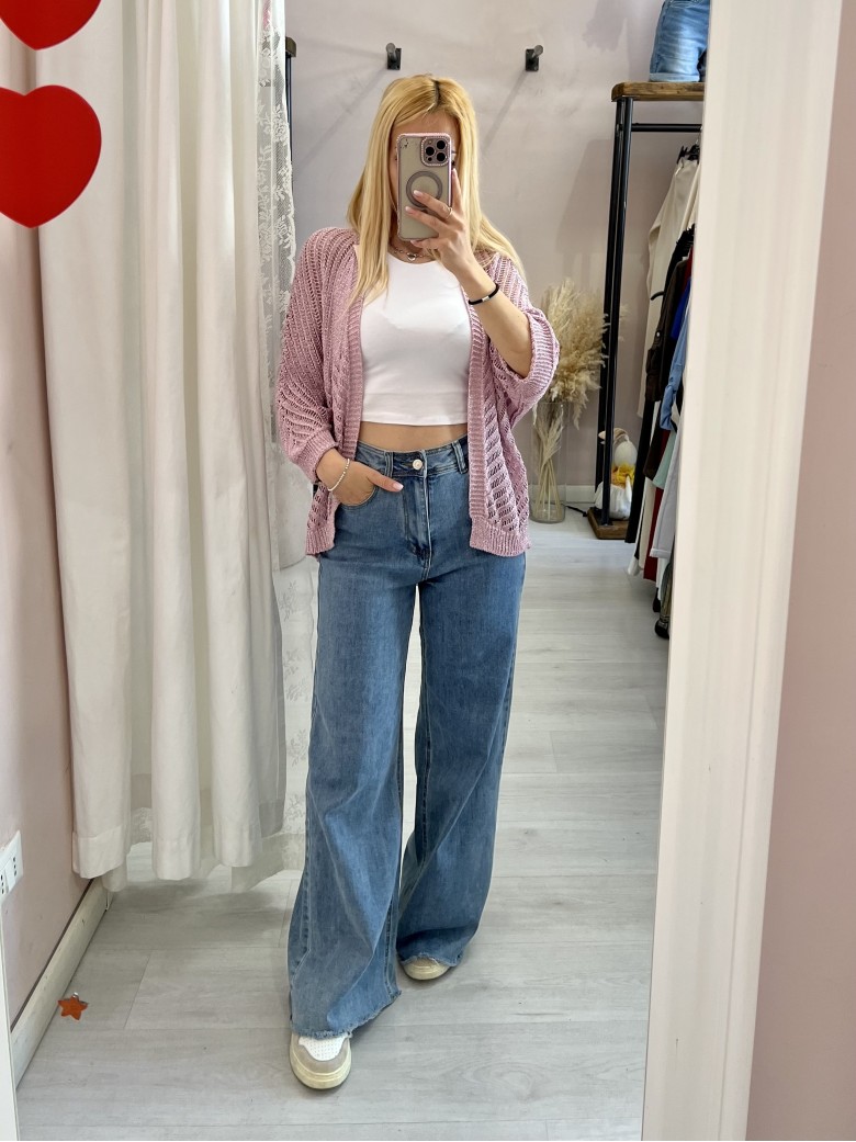 Giacchina cardigan LAURINA rosa