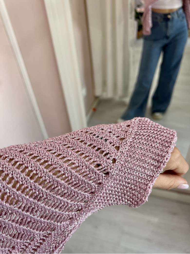 Giacchina cardigan LAURINA rosa