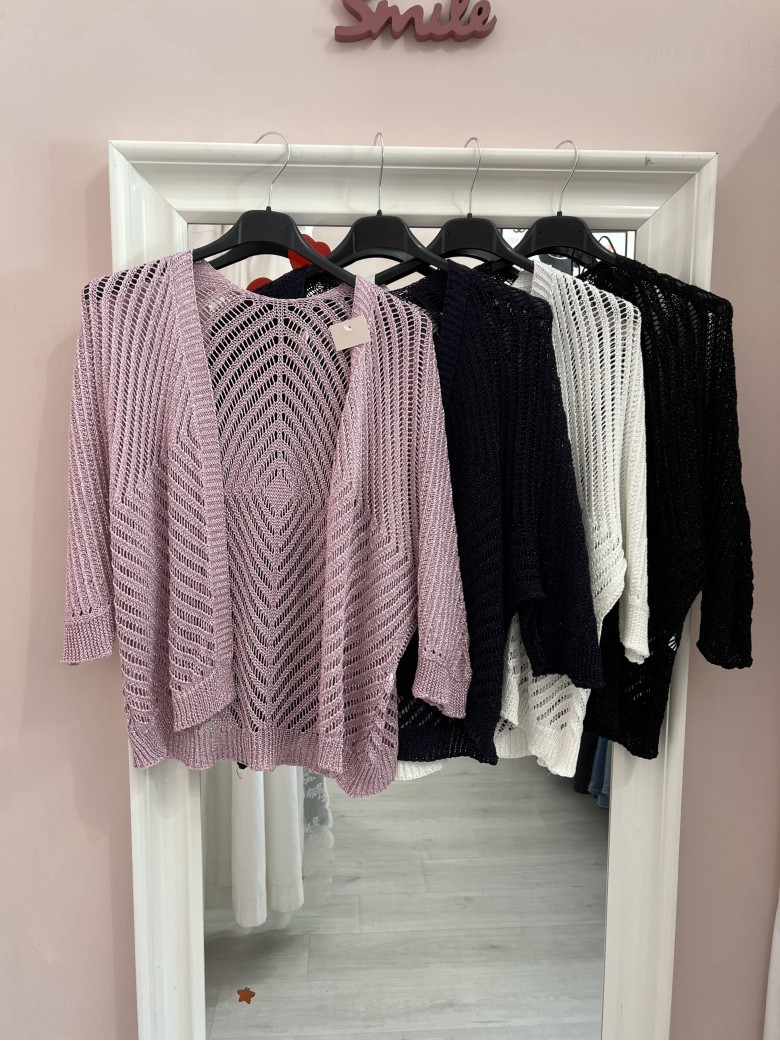 Giacchina cardigan LAURINA rosa