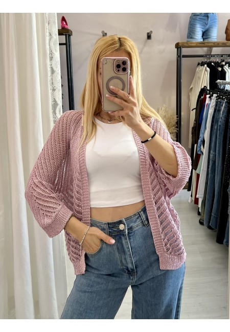 Giacchina cardigan LAURINA rosa