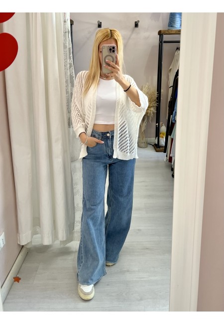 Giacchina cardigan LAURINA bianca