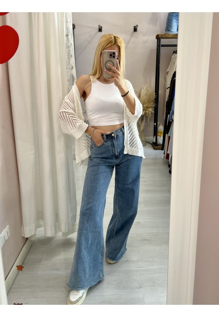 Giacchina cardigan LAURINA bianca