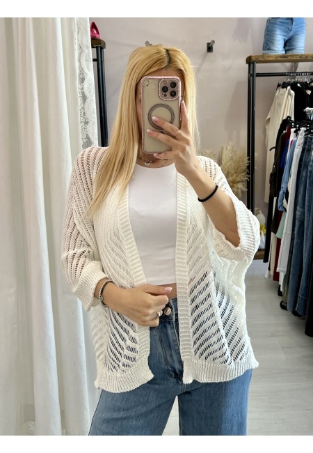Giacchina cardigan LAURINA bianca