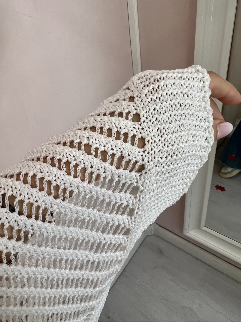 Giacchina cardigan LAURINA bianca