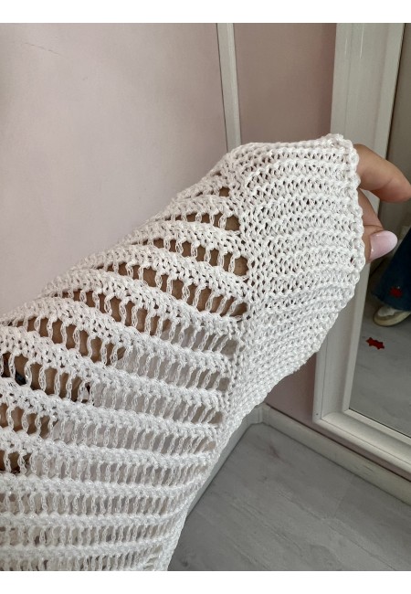 Giacchina cardigan LAURINA bianca