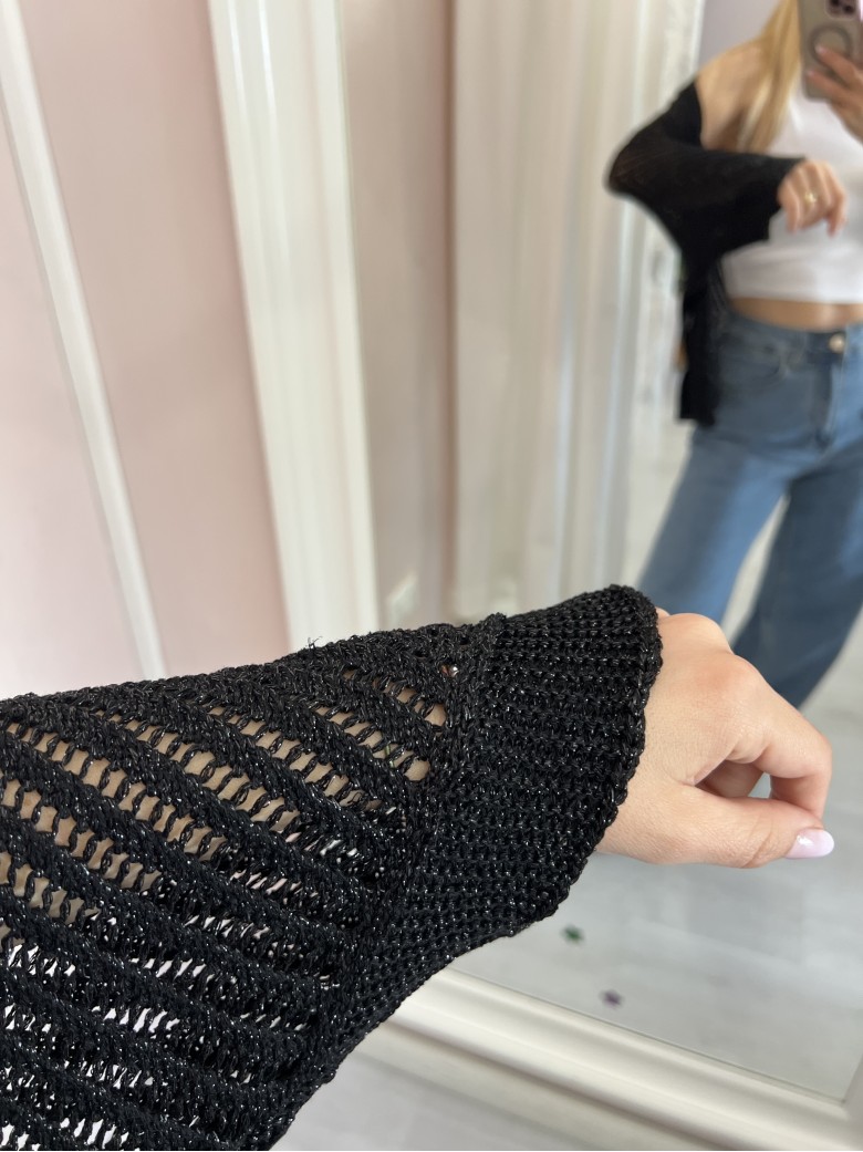 Giacchina cardigan LAURINA nera