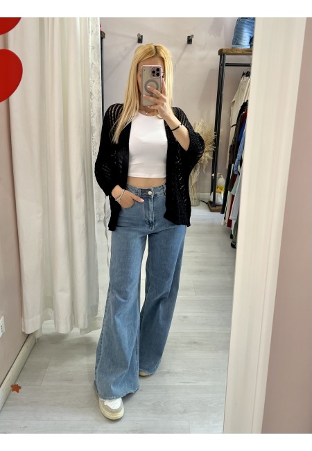 Giacchina cardigan LAURINA nera