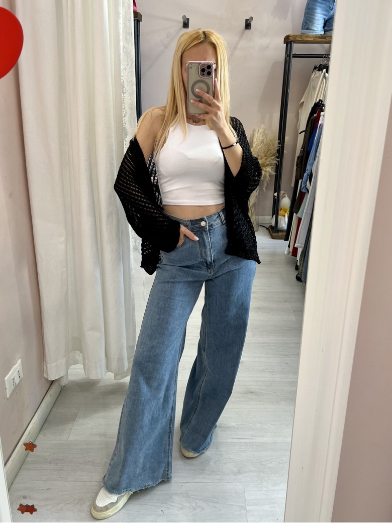 Giacchina cardigan LAURINA nera