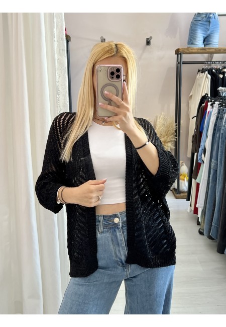 Giacchina cardigan LAURINA nera