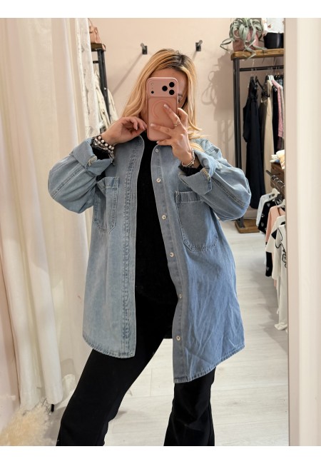 Camicia giacca di jeans