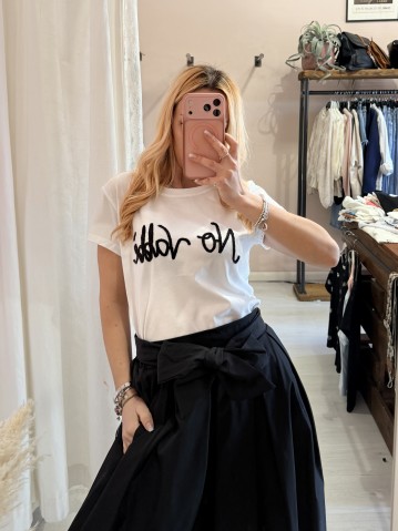 Maglia t shirt NO VABBè nera
