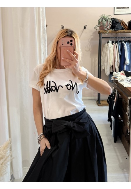 Maglia t shirt NO VABBè nera
