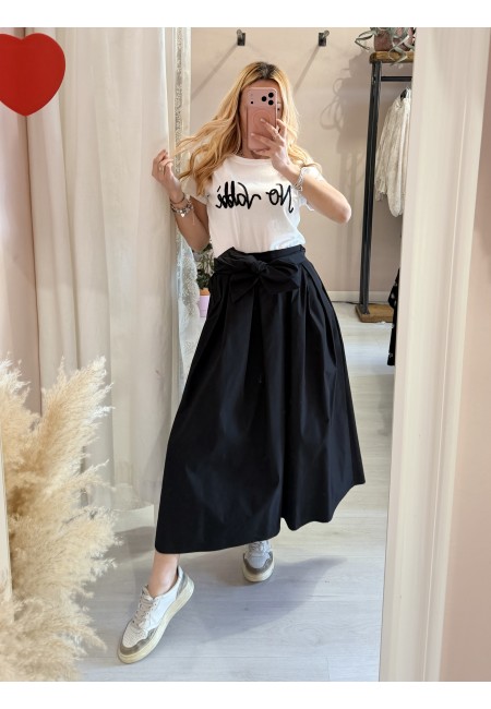 Maglia t shirt NO VABBè nera