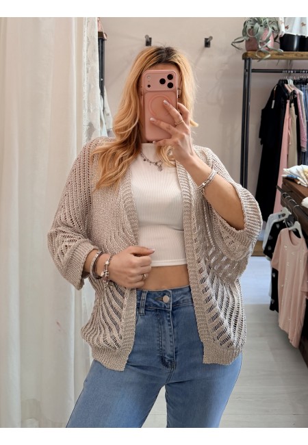 Giacchina cardigan LAURINA beige