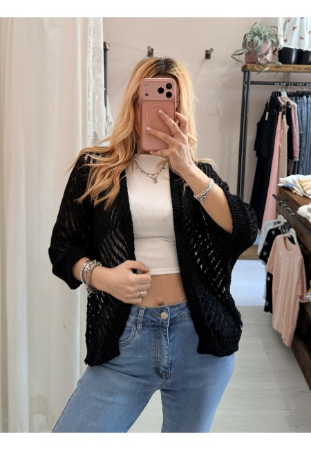 Giacchina cardigan LAURINA nera