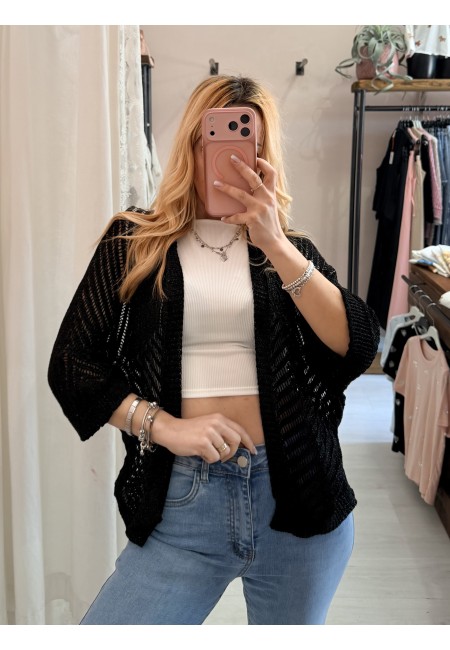Giacchina cardigan LAURINA nera