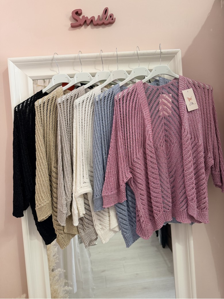 Giacchina cardigan LAURINA nera