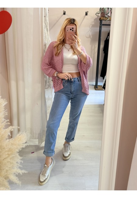 Giacchina cardigan LAURINA rosa