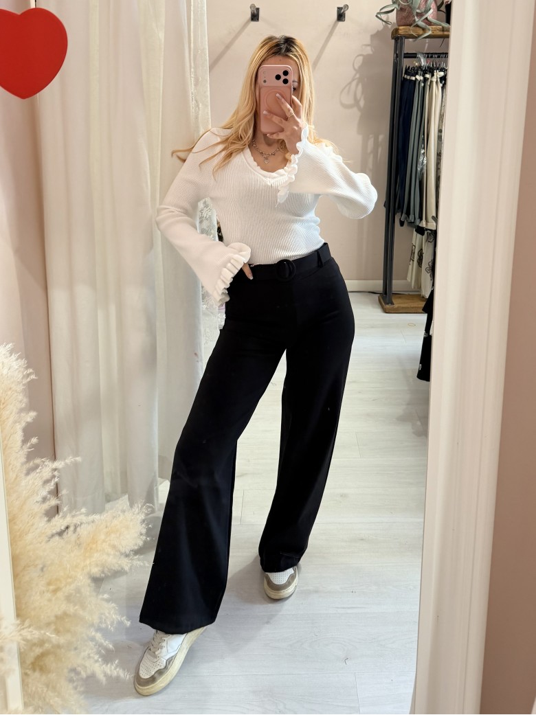 Pantaloni pink babol neri