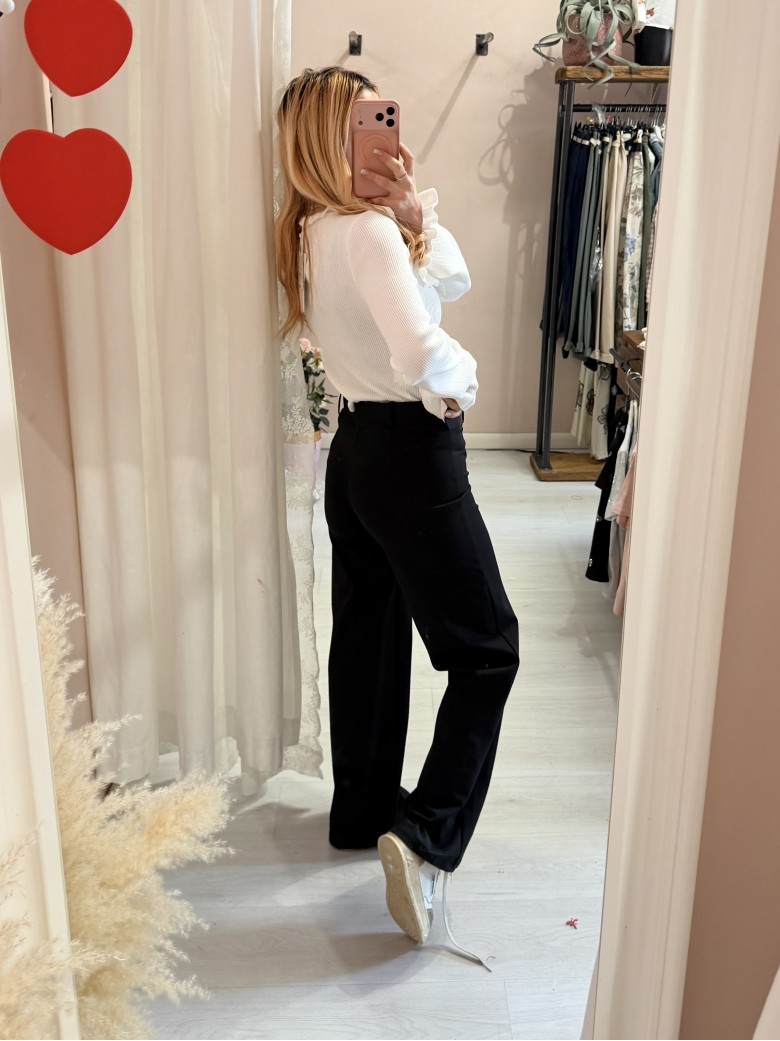 Pantaloni pink babol neri