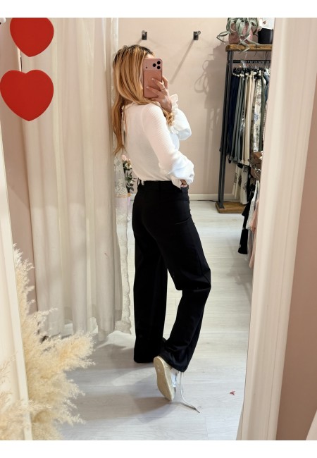 Pantaloni pink babol neri