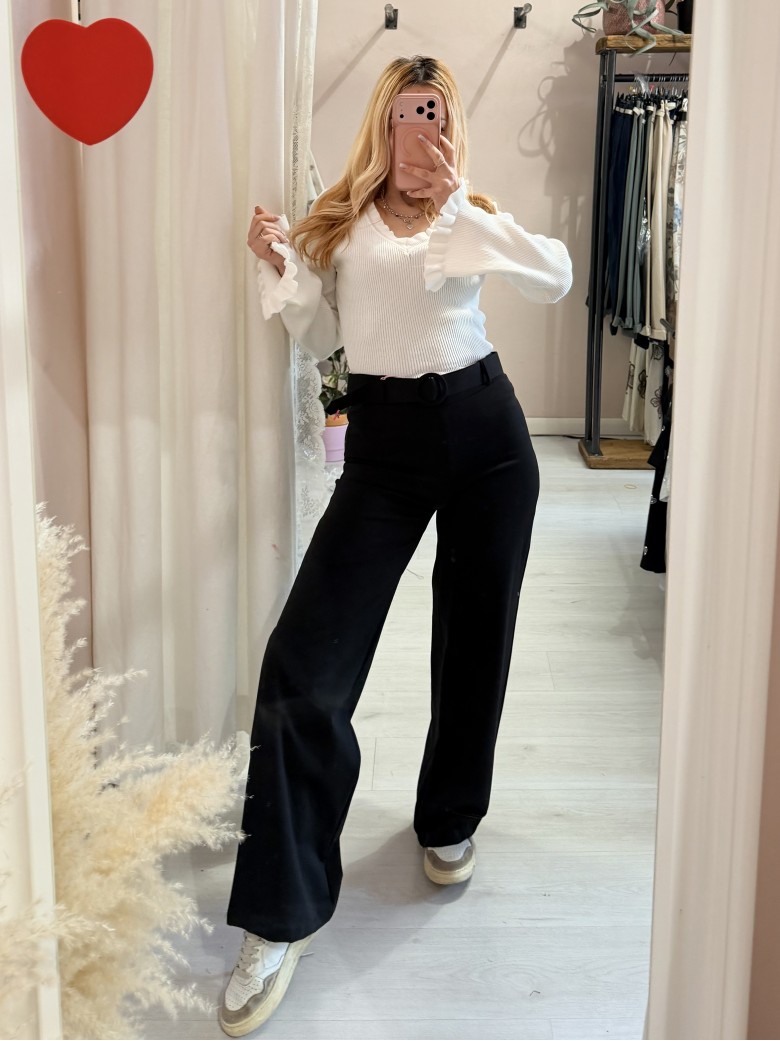 Pantaloni pink babol neri