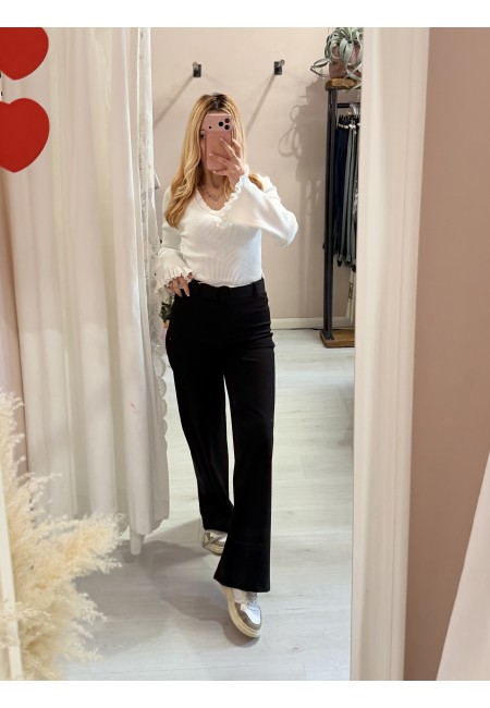 Pantaloni pink babol neri