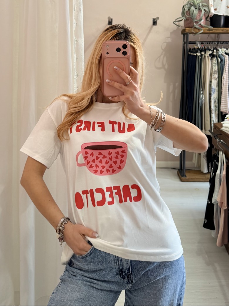 Maglia t shirt but first cafecito