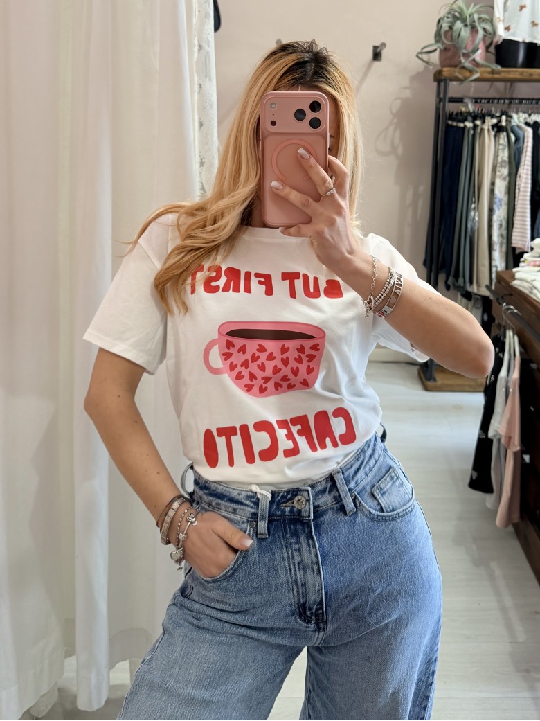 Maglia t shirt but first cafecito