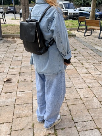 Zainetto o borsa a tracolla nero