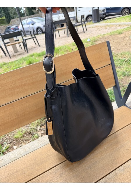 Borsa MANUELA simil pelle nera