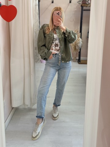 Giubbino naif verde 2