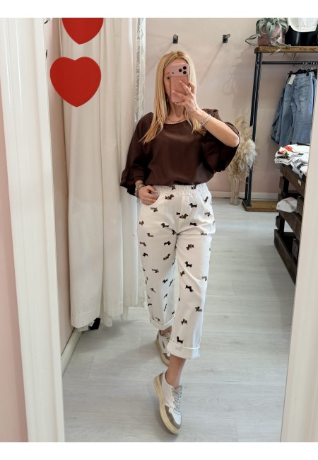 Pantaloni jeans bassotti