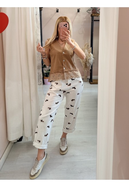 Pantaloni jeans bassotti