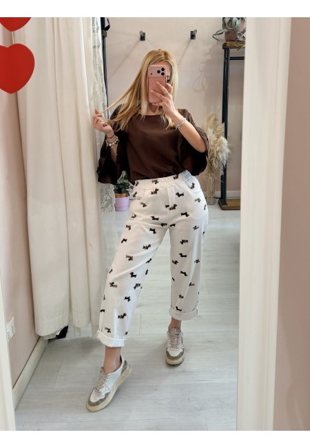 Pantaloni jeans bassotti