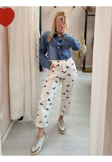 Pantaloni jeans bassotti