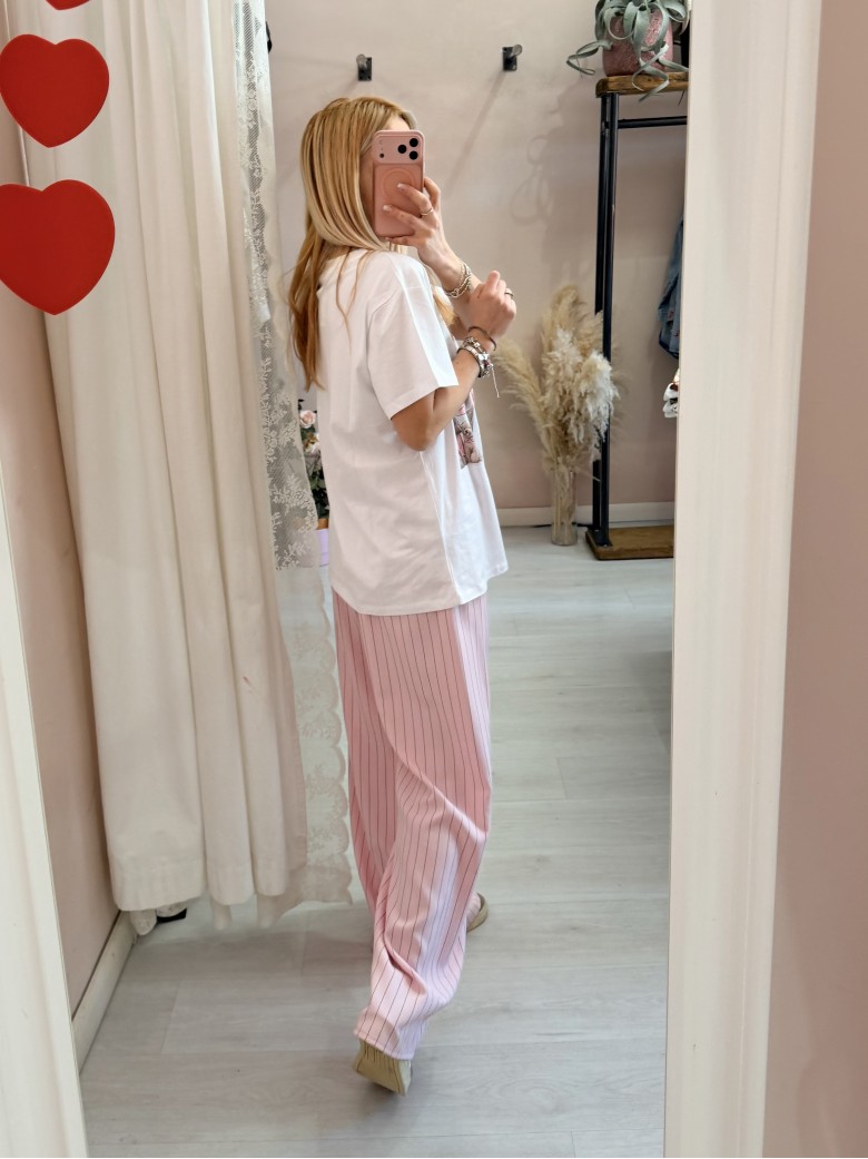 Maglia t shirt ragazze pink