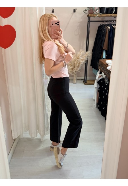 Pantaloni elastici LUISA neri