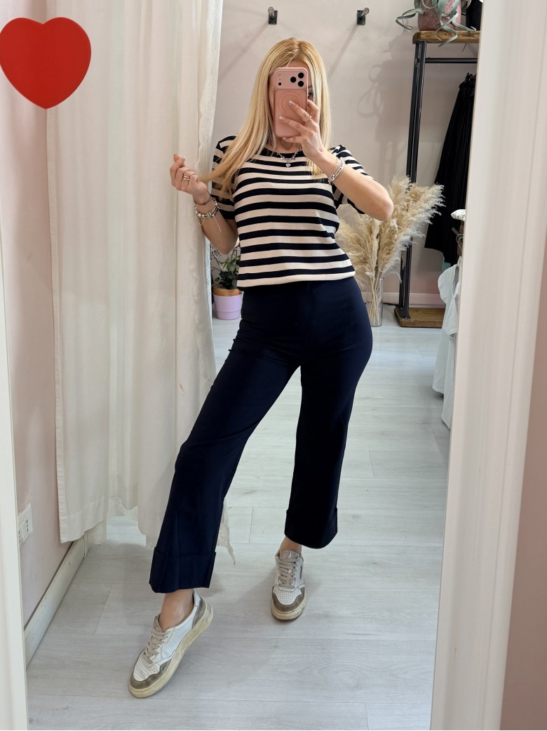 Pantaloni elastici LUISA blu