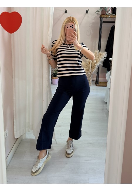 Pantaloni elastici LUISA blu