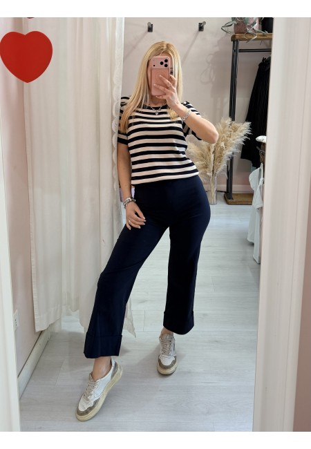 Pantaloni elastici LUISA blu