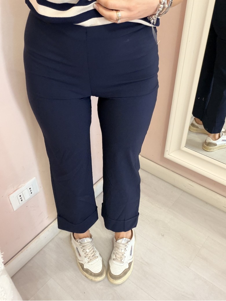 Pantaloni elastici LUISA blu
