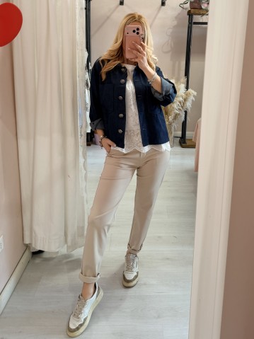Giacchina simil blu jeans 2