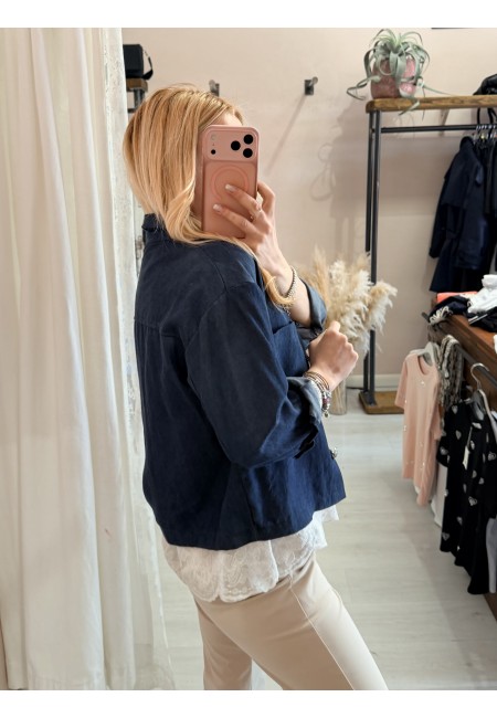 Giacchina simil blu jeans