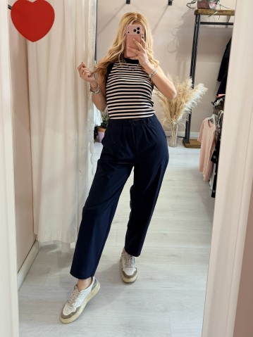Pantaloni leggeri blu 2