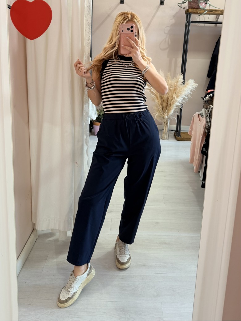 Pantaloni leggeri blu